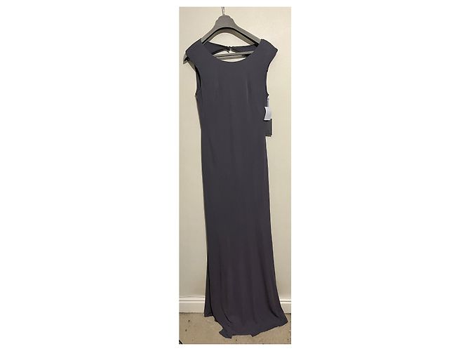Langes Abendkleid von Vera Wang, grau, Neu mit Etiketten - Ansicht 5