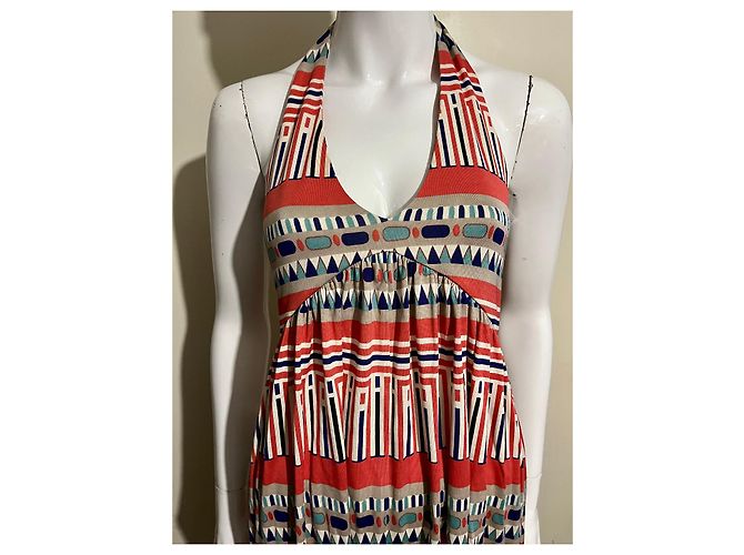 Diane Von Furstenberg DvF Maxi vestido de seda Franz Multicolor - vista 5