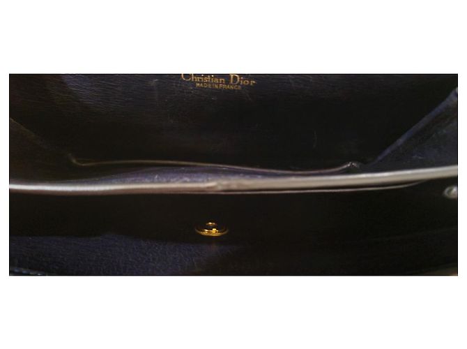 Borsa a tracolla Christian Dior in pelle nera Nero - vista 4