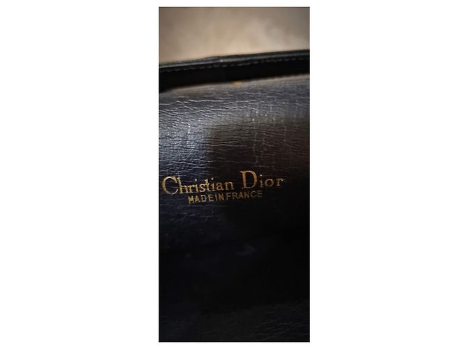 Borsa a tracolla Christian Dior in pelle nera Nero - vista 5