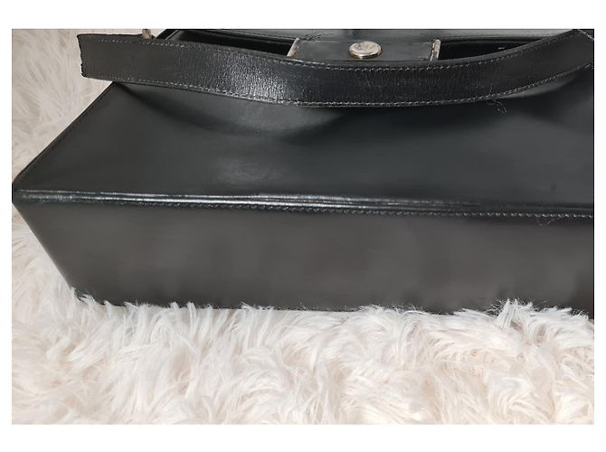 Borsa Christian Dior in pelle nera Nero - vista 3