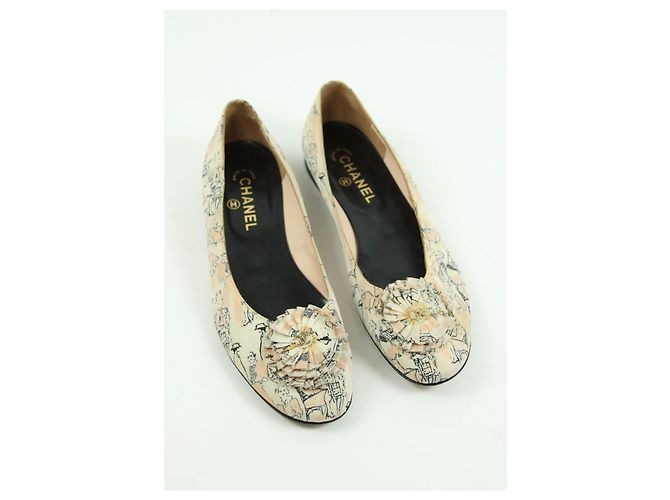 Chanel Bailarinas 39 Beige - vista 3