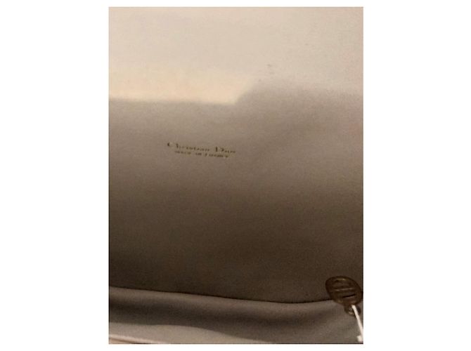 Borsa a tracolla Christian Dior in pelle kaki Cachi - vista 5