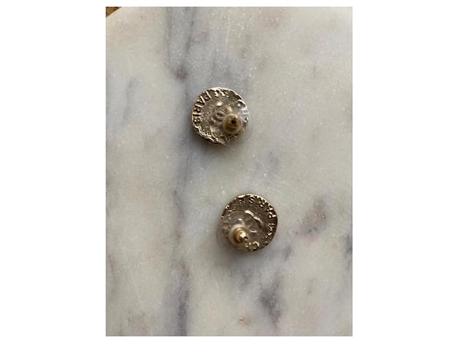 Chanel Aretes Dorado - vista 3