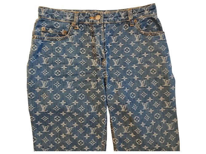 jeans con monograma de Louis Vuitton Azul - vista 2
