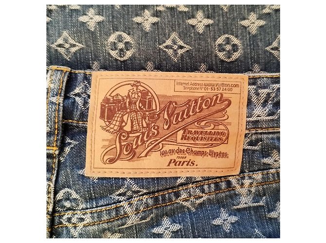 jeans con monograma de Louis Vuitton Azul - vista 5