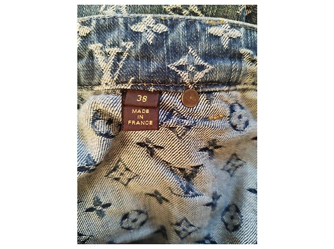 jeans con monograma de Louis Vuitton Azul - vista 6