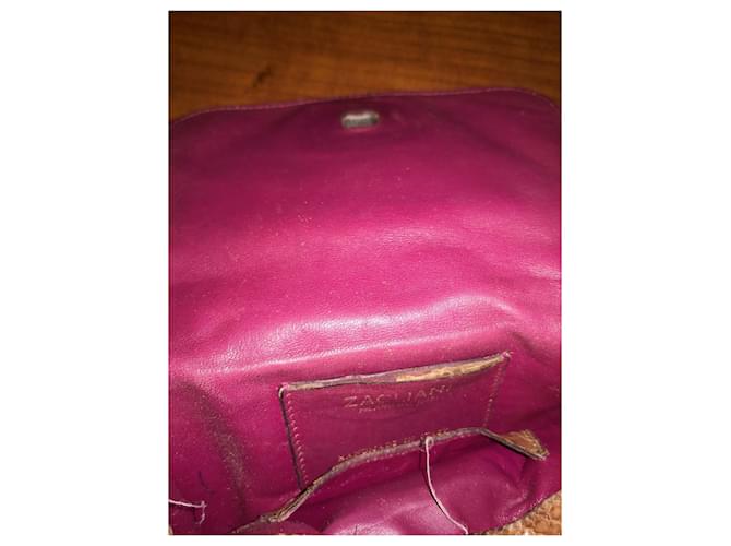 Zagliani Python Handtasche Dunkelbraun - Ansicht 2