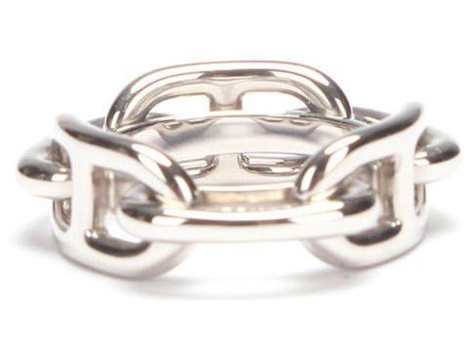 hermès Chaîne d'Ancre Anillo plata - vista 2