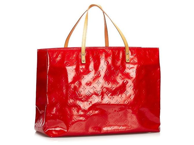 louis vuitton Monogram Vernis Reade GM rosso - vista 2