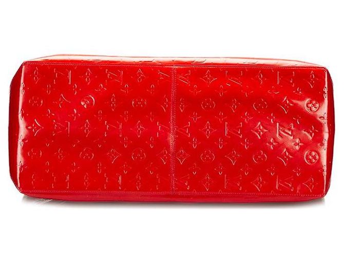 louis vuitton Monogram Vernis Reade GM rosso - vista 4