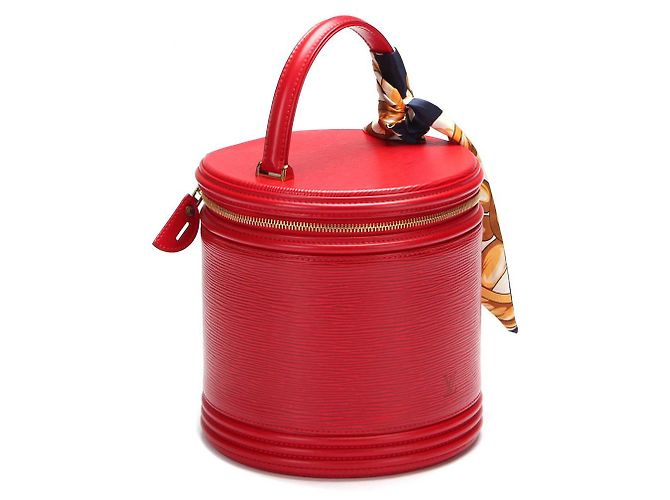 louis vuitton Epi Cannes Vanity Case rojo Roja - vista 2