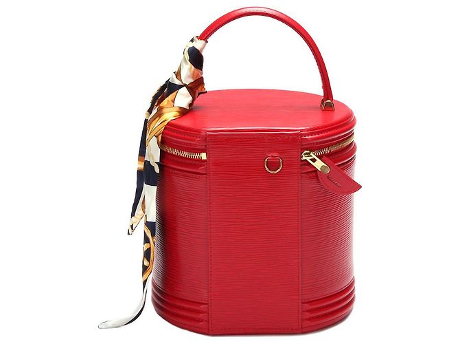 louis vuitton Epi Cannes Vanity Case rojo Roja - vista 4