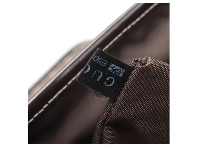Gucci GG Supreme Interlocking G Messenger Bag marrone - vista 12