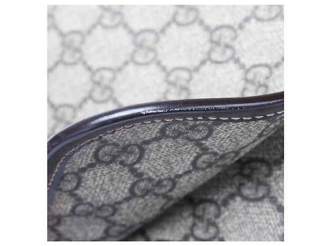 Gucci GG Supreme Interlocking G Messenger Bag marrone - vista 16