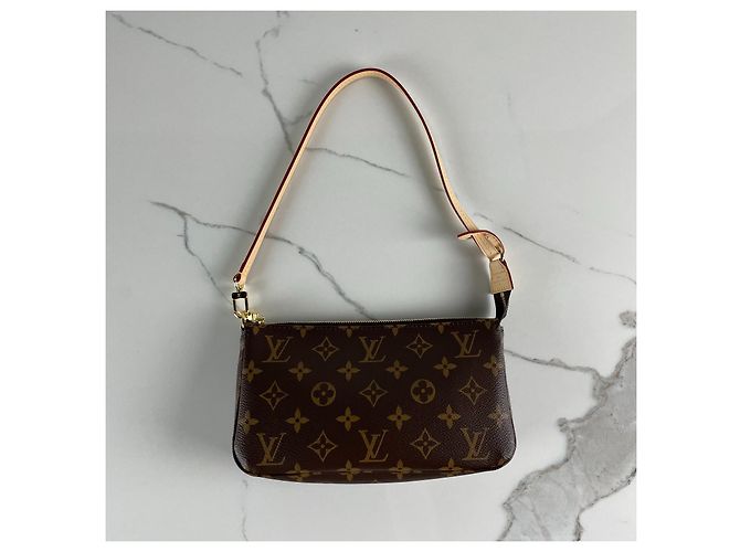 Pochette accessori Louis Vuitton Nm Marrone - vista 2