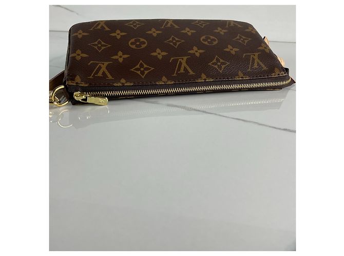 Pochette accessori Louis Vuitton Nm Marrone - vista 9