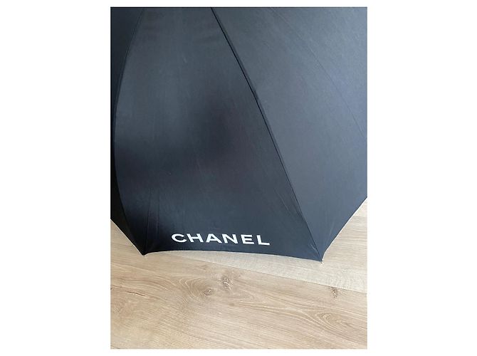Paraguas de Chanel Negro - vista 3
