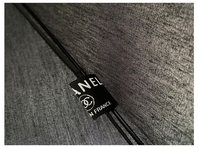 Paraguas de Chanel Negro - vista 5