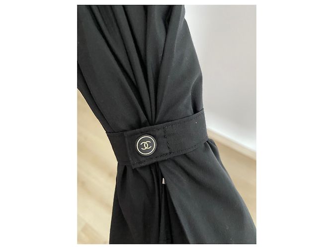 Paraguas de Chanel Negro - vista 6