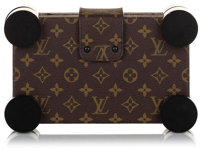 Louis Vuitton Brown 2016 Monogramma Petite Malle Marrone - vista 3