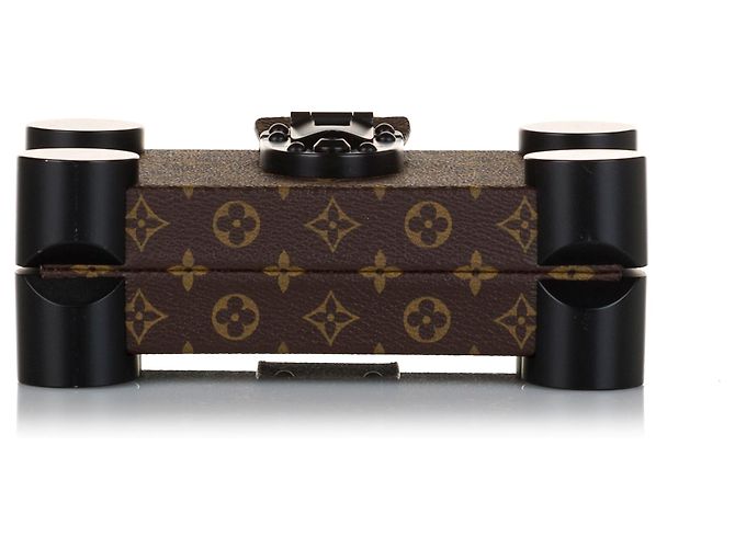 Louis Vuitton Brown 2016 Monogramma Petite Malle Marrone - vista 4