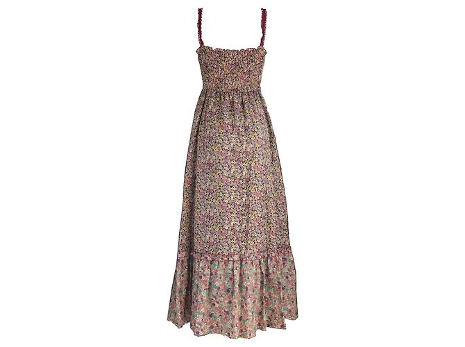 Keita Maruyama Maxikleid Pink Mehrfarben - Ansicht 2