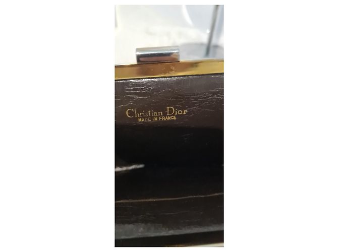 Pochette Christian Dior Tela Monogram Marrone - vista 5