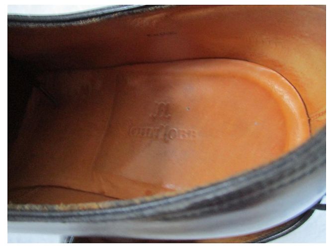 John Lobb Derbies "Perrier", cuir noir, 42. - vue 3