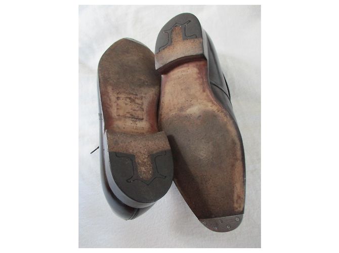 John Lobb Derbies "Perrier", cuir noir, 42. - vue 4