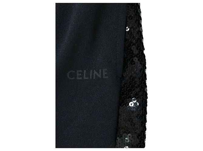 Céline *Celine by Hedi Slimane Sequin side line long pants - view 4