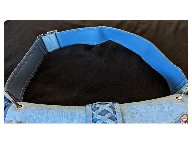 Borsa Dior Admit It Bleu Jean, Parte non trovata Blu chiaro - vista 11
