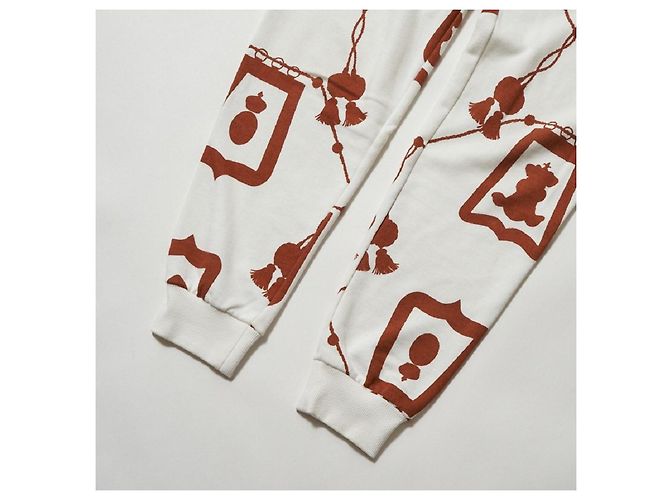 Hermès *Hermes-Jogginghose 21SS Braun Weiß - Ansicht 4