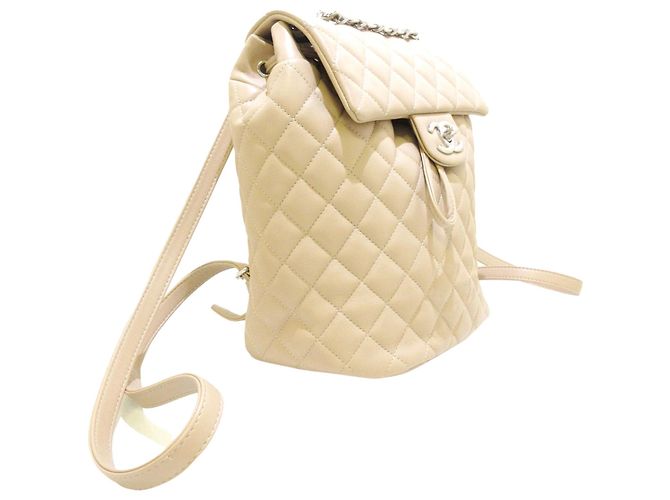 Zaino Chanel Brown Timeless Urban Spirit Marrone Beige - vista 2