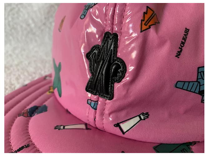 Moncler Grenoble Cappello rosa - vista 3