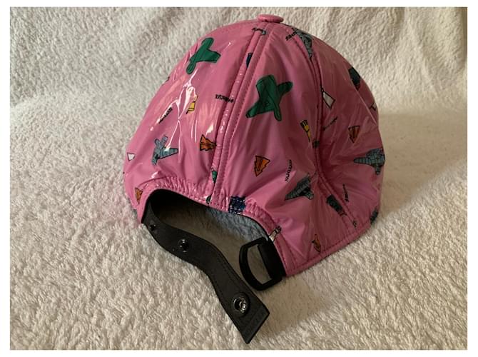 Moncler Grenoble Cappello rosa - vista 4
