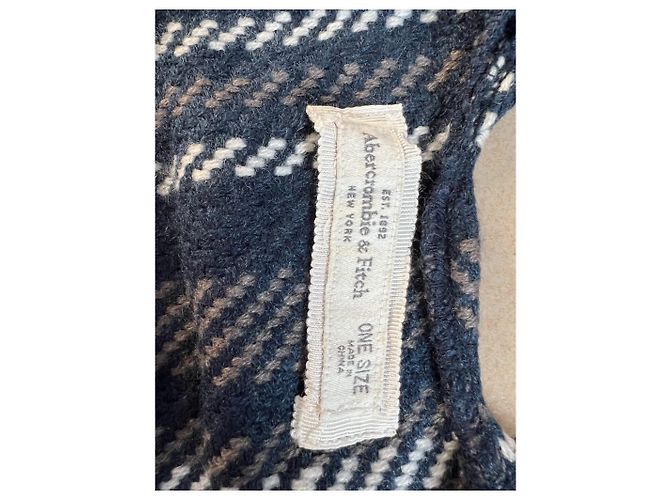 Poncho Abercrombie & Fitch Azul de Acrílico - vista 5