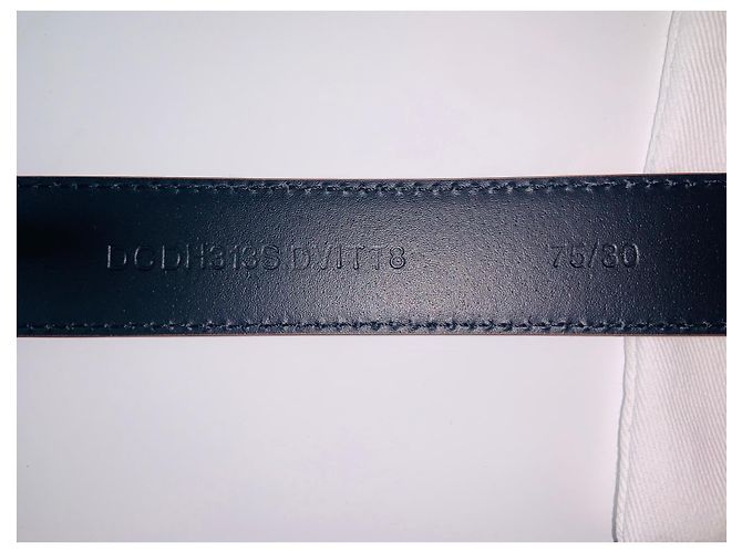 Versace Gürtel Braun Leder mit Goldener Schnalle 75 cm - Ansicht 2