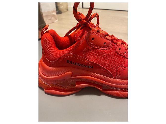 Sneakers Balenciaga Triple S Rosse Rosso - vista 4
