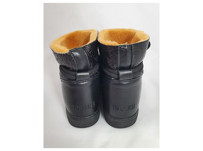 Botas Inuikii de couro preto tamanho 39 - vista 6