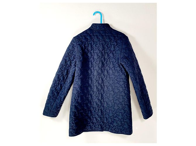 Loro Piana Mantel Marineblau Polyamid - Ansicht 3
