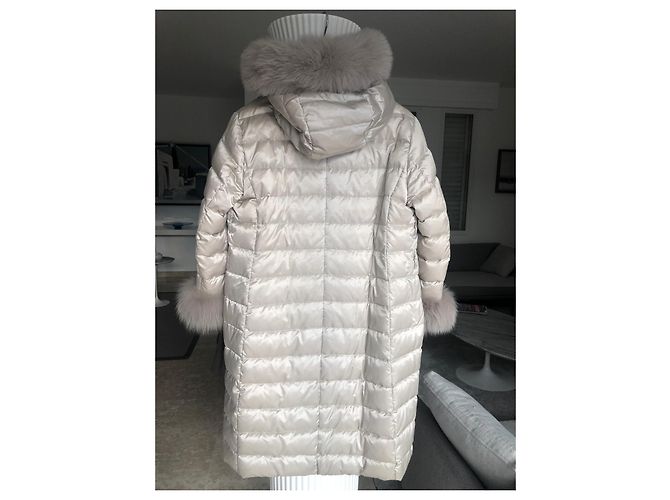 Max Mara The Cube down jacket beige satin - view 3