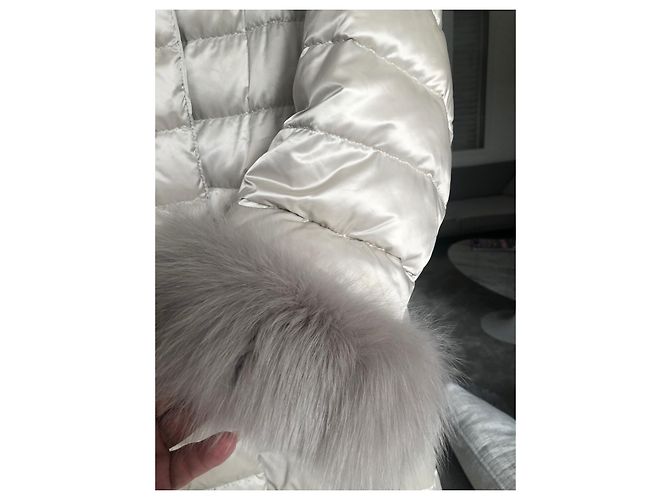 Max Mara The Cube down jacket beige satin - view 5
