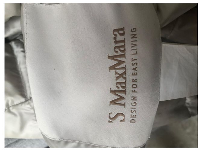Max Mara The Cube down jacket beige satin - view 7