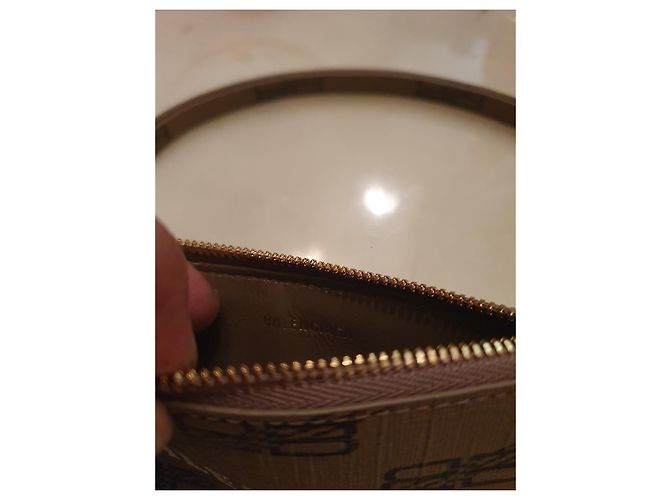 Pochette Balenciaga in pelle marrone - vista 3