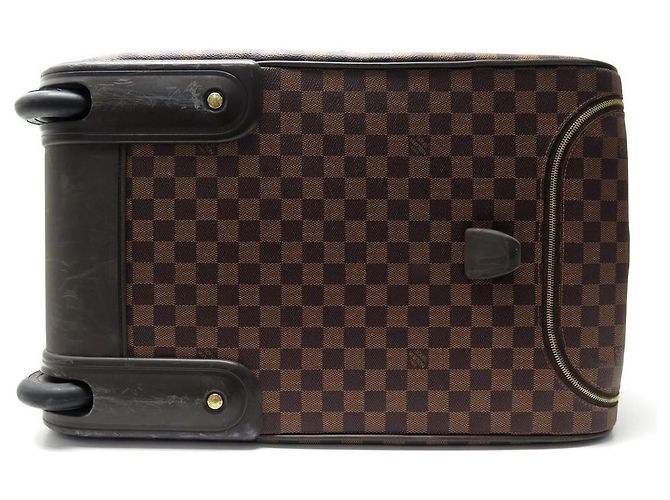 LOUIS VUITTON EOLE BORSONE DA VIAGGIO DAMIER TELA EBANO N23205 Carrello Marrone - vista 12