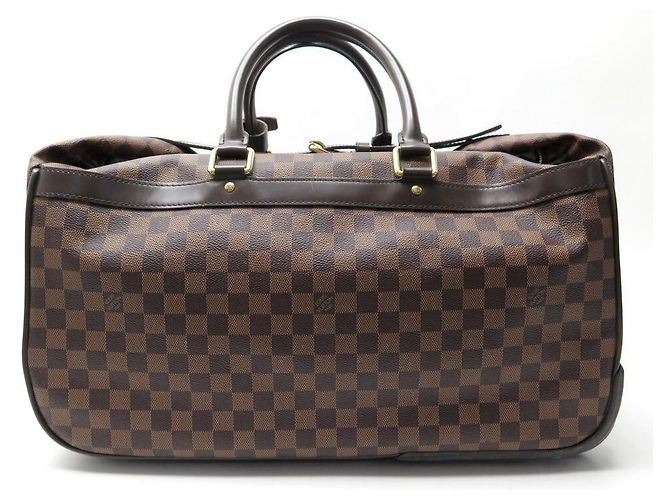 LOUIS VUITTON EOLE BORSONE DA VIAGGIO DAMIER TELA EBANO N23205 Carrello Marrone - vista 2
