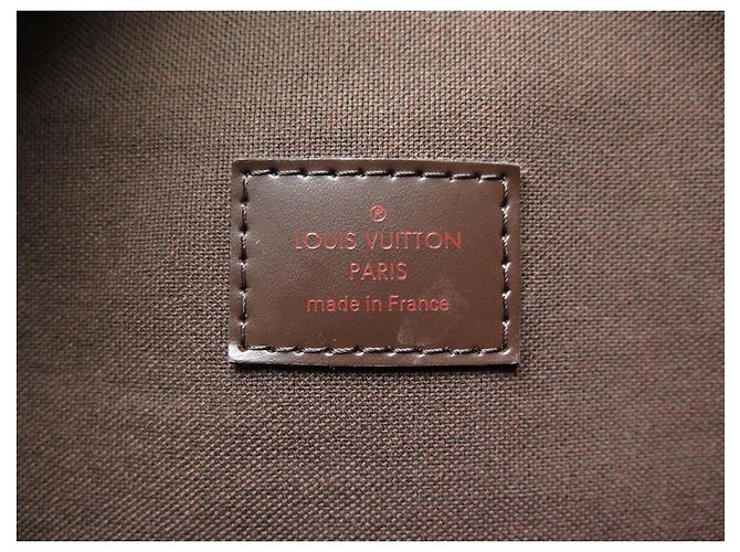 LOUIS VUITTON EOLE BORSONE DA VIAGGIO DAMIER TELA EBANO N23205 Carrello Marrone - vista 7