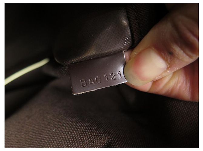 LOUIS VUITTON EOLE BORSONE DA VIAGGIO DAMIER TELA EBANO N23205 Carrello Marrone - vista 9
