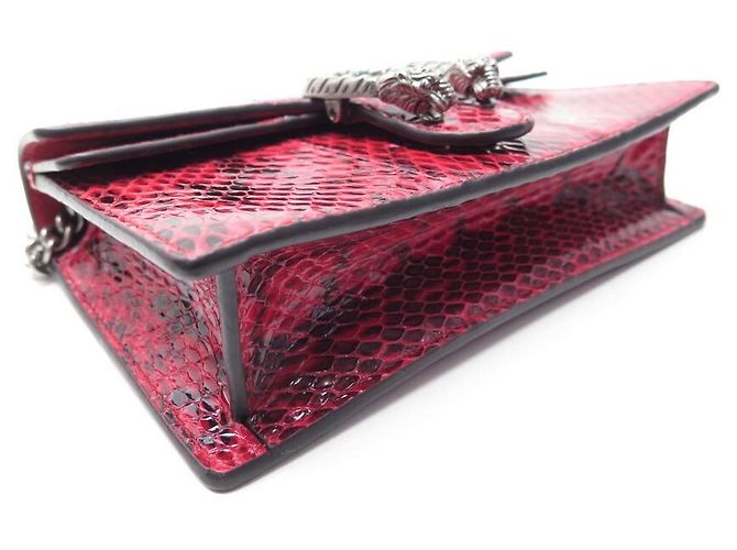 NEUE GUCCI WALLET ON CHAIN MINI DIONYSUS HANDTASCHE 476432 PYTHON-GELDBÖRSE - view 3